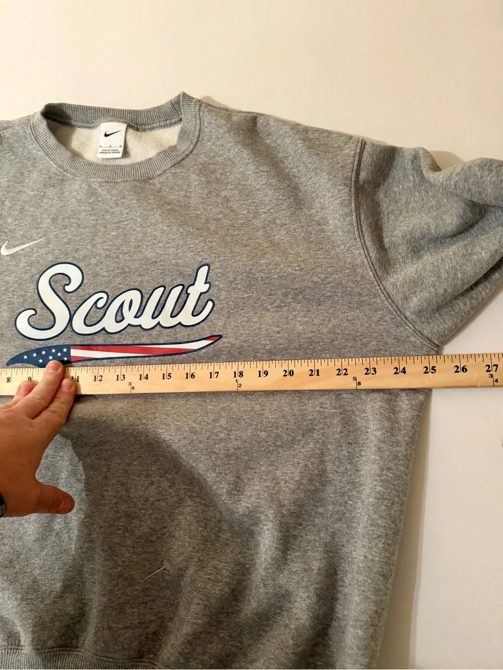 Vtg Nike Scout USA Theamed Crewneck Sweatshirt Size M RARE